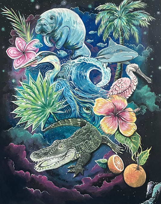 *Florida Natives - 24 x 30 by Ashley Simota (Original)