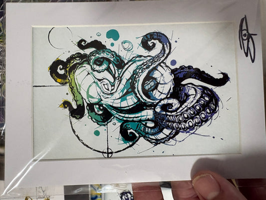 *Octopus  - 4 x 6 by Eye of Swiger (Poster Print)