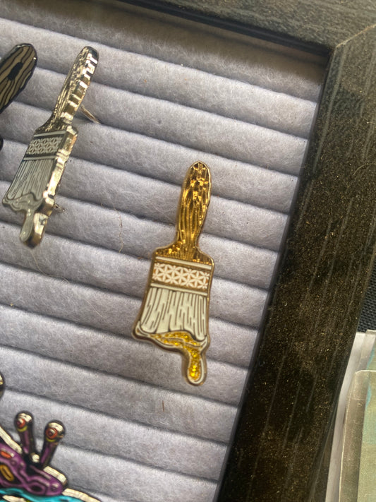 *Paintbrush Pin - 3 x 3 by Art in Session (Accessory)