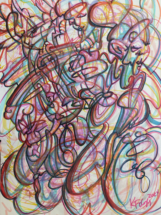 *Original Drawing - 14 x 11 by Katie Fogg (Original)