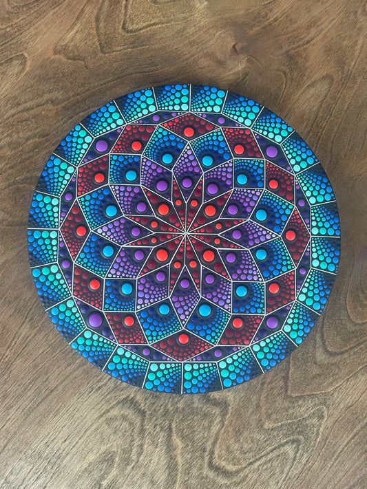 Orb 500 - 10 x 10 by Brandon Rollin (Metal Print)