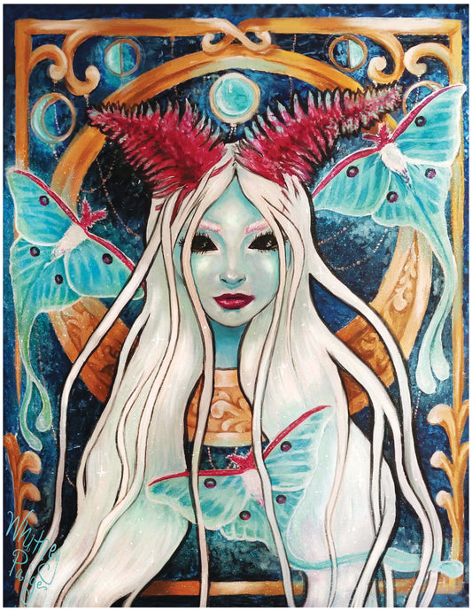 *Lady Luna - 11 x 8.5 by Whitney Paige (Poster Print)