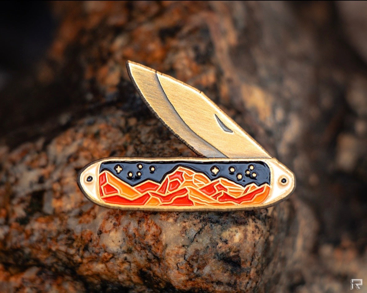 *Pocket Knife Mini Pin by Rutherford (Accessory)