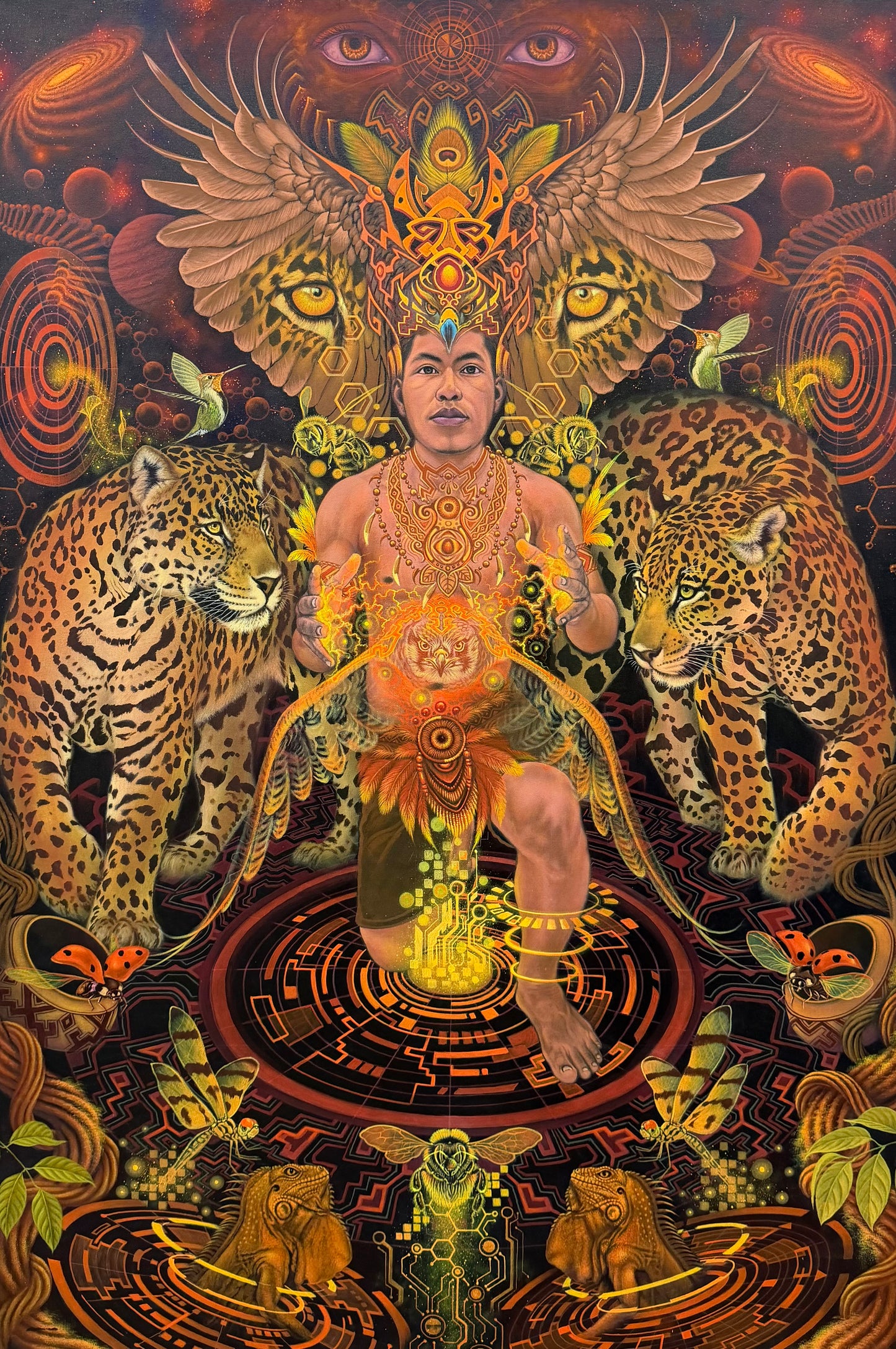 *Nature Connection - 58 x 39 by Alfredo Zagaceta (Original)