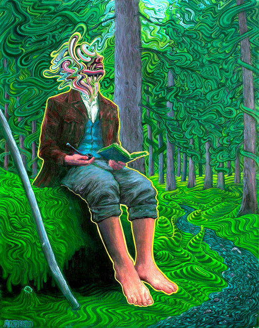 Alone - 11 x 14 by Mr. Melty  (Canvas Print)