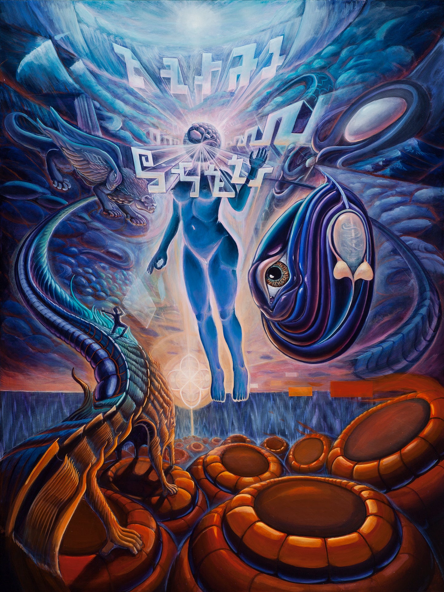 Anima Mundi - 16 x 12 by Andrew Norris Arts (Canvas Print)