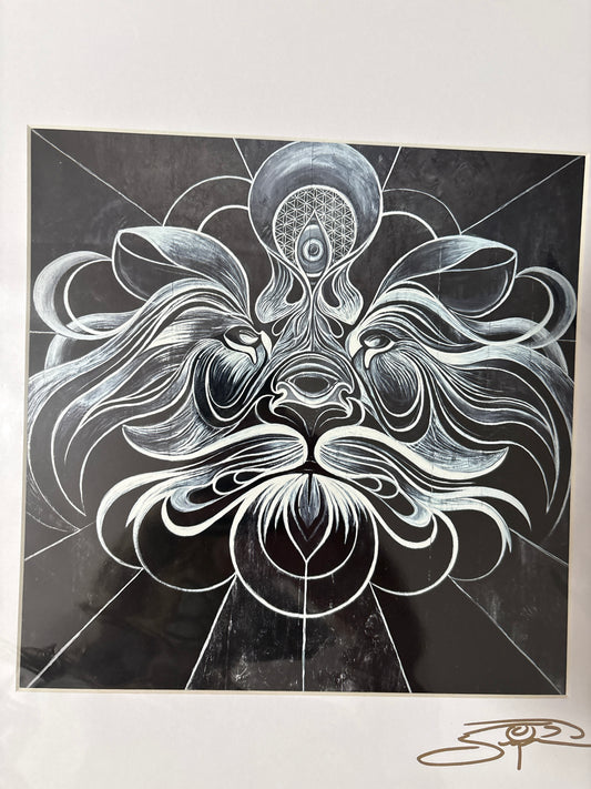 Primal energy  - 8 x 8 by Eye of Swiger (Poster Print)