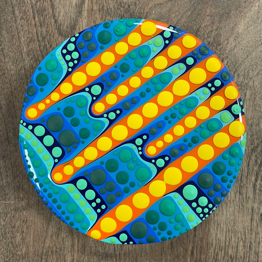 *Orb 555 - 4.2 x 4.2 by Brandon Rollin (Original)