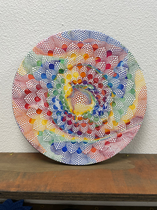 Floral Circus - 12 x 12 by Brandon Rollin (Canvas Print)