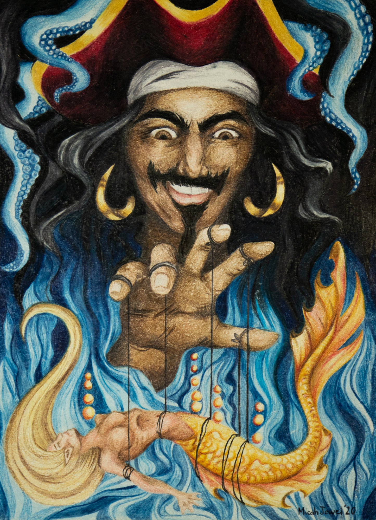 *Yes, Captain - 12 x 9 by Micah Jewel (Original)