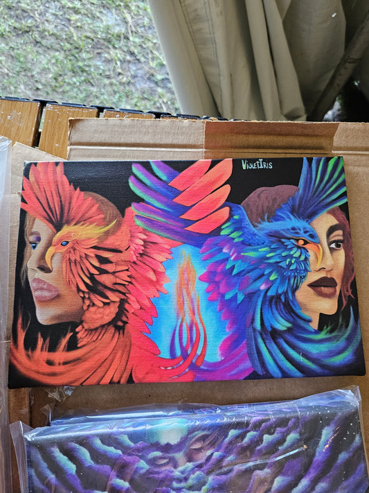 Solfest 23 - 8 x 12 by VioletIris (Canvas Print)