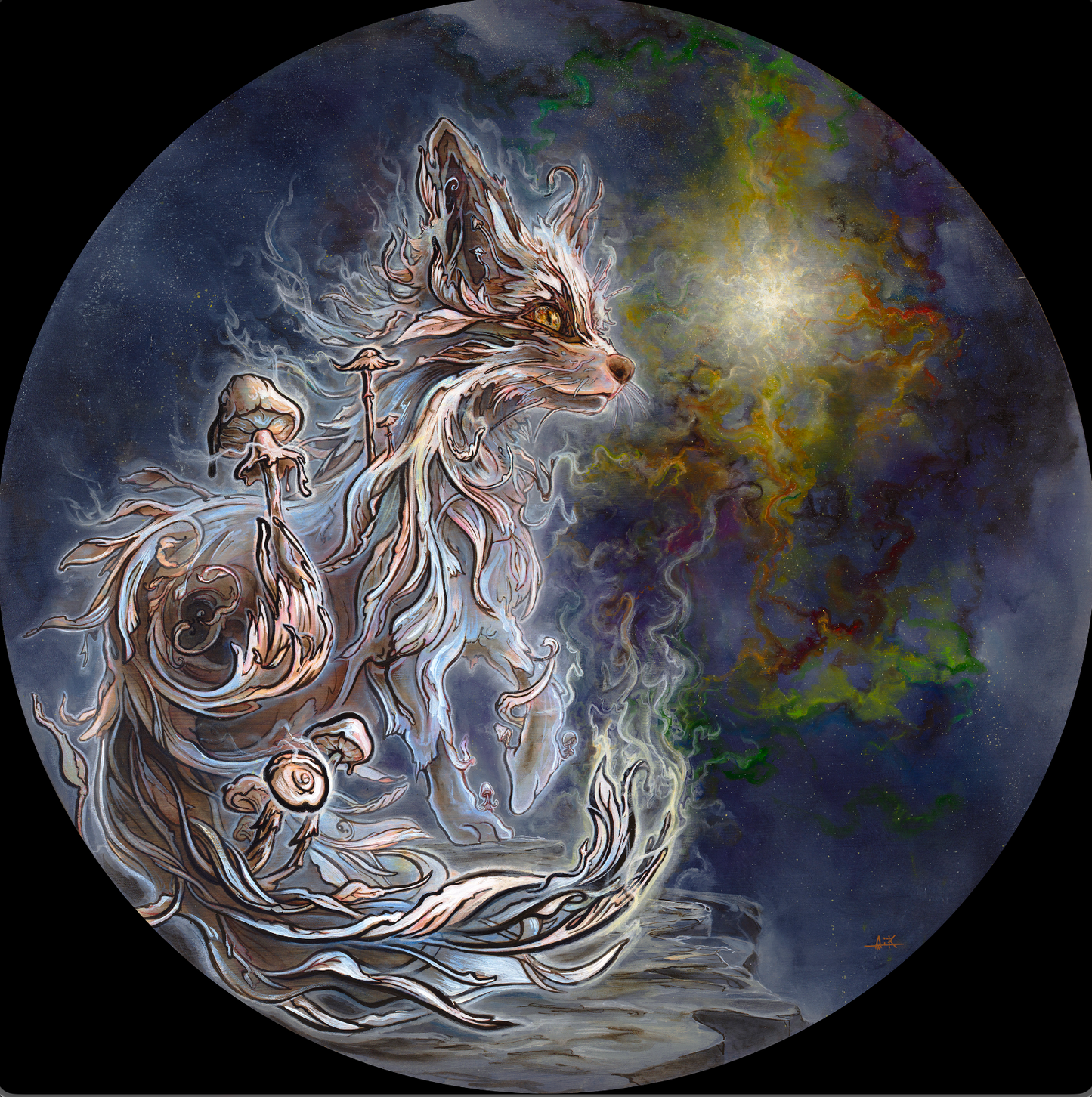 *Queen Aella (Spirit Form) - 36 x 36 by KUHMALi (Original)