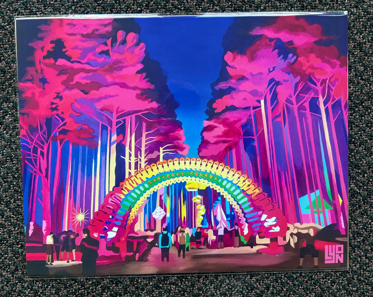 Pink Sherwood Print  - 11 x 14 by Lyon  (Poster Print)
