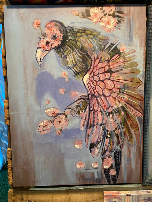Vulture Culture  - 24 x 18 by Rae Grand  (Canvas Print)
