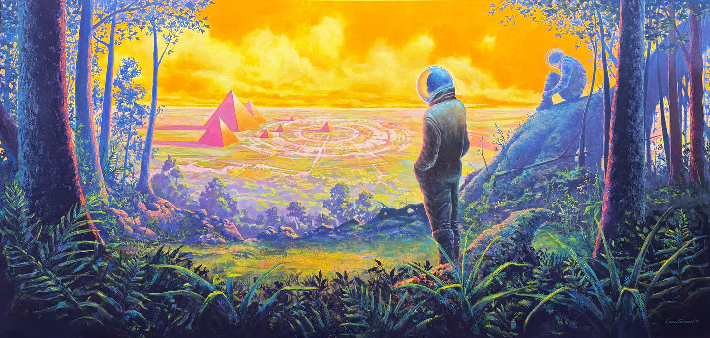 The Visitors - 10 x 20 by Logan Walden Art (Canvas Print)