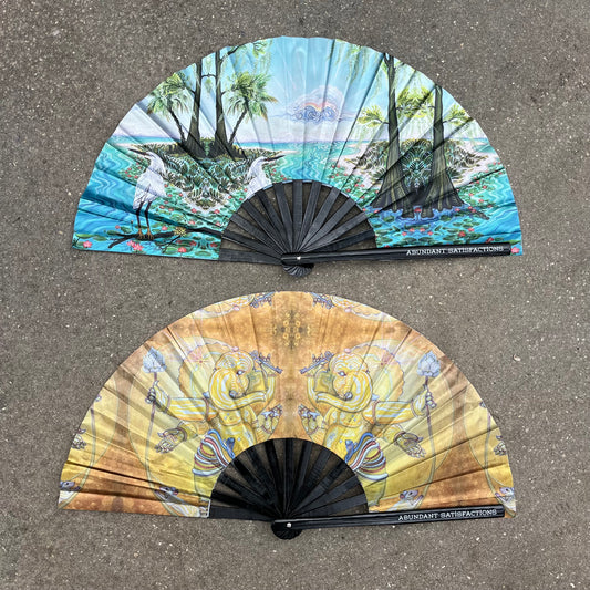 *Festival Folding Fan - 15 x 24 by Paulina Casati (Accessory (pins, patches, etc))