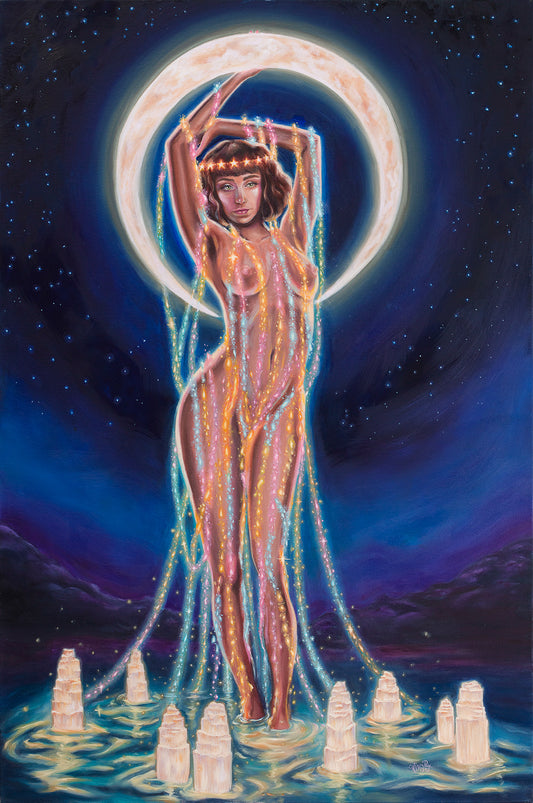 Goddess of Light - 36 x 24 by Whitney Paige (Canvas Print)