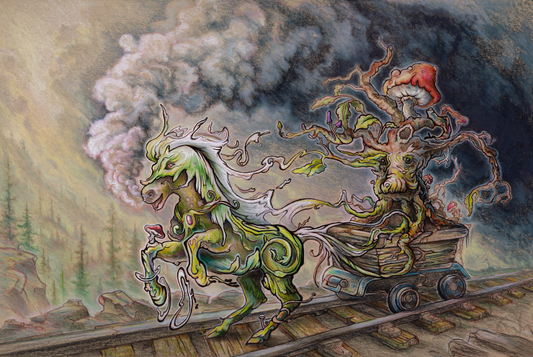 *Untitled - 12 x 18 by KUHMALi (Original)