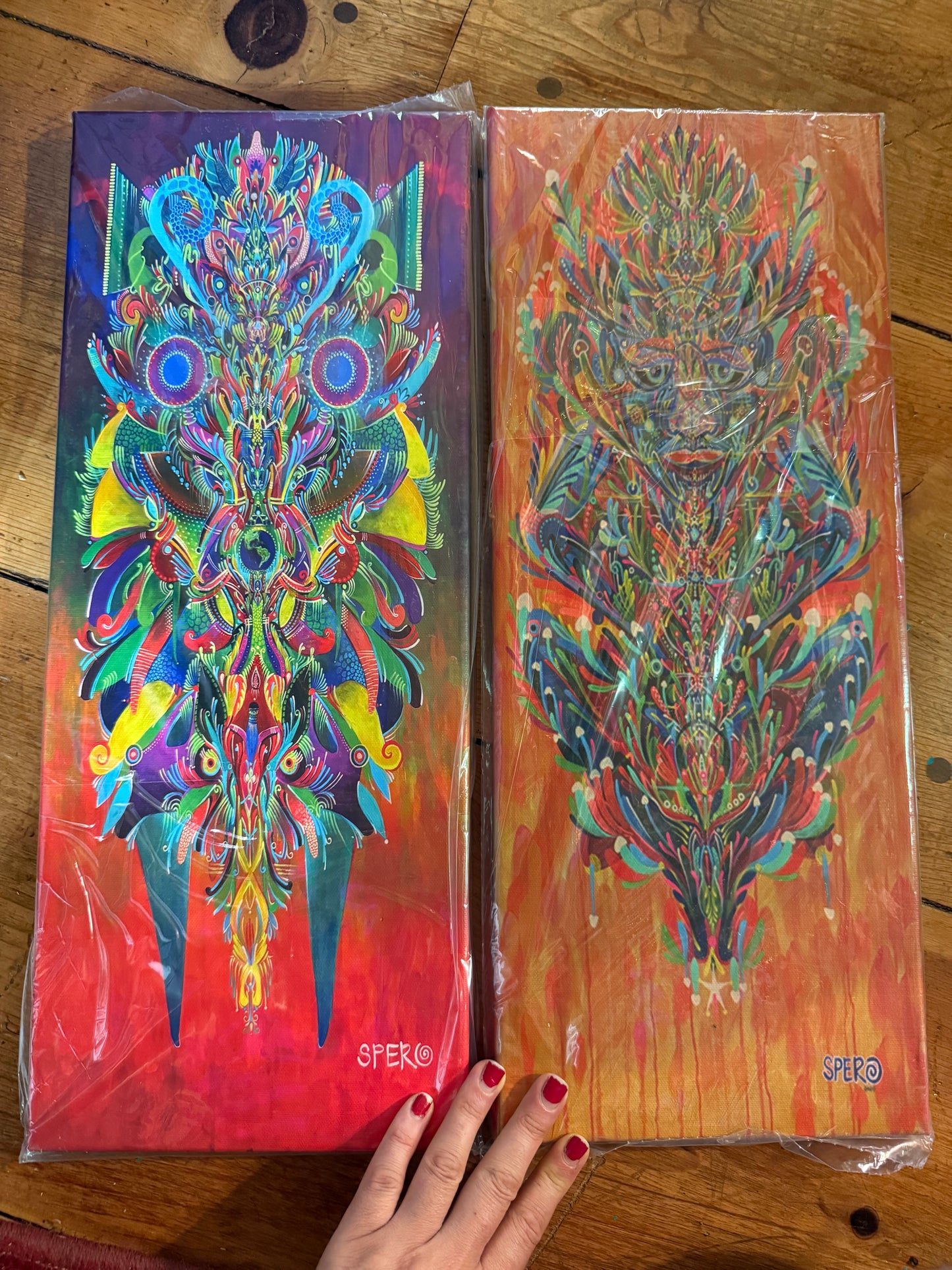 8x20” Vertical Giclee - 20 x 8 by Spero  (Canvas Print)