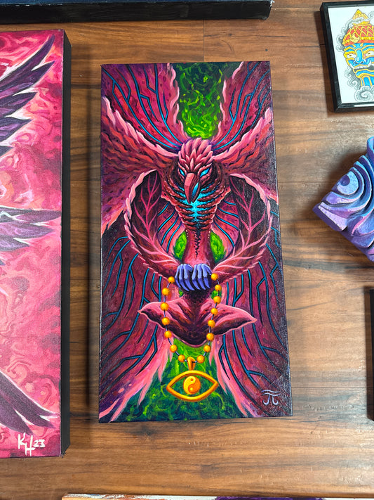 *Orchid phoenix  - 20 x 10 by Jesse Jones (Original)