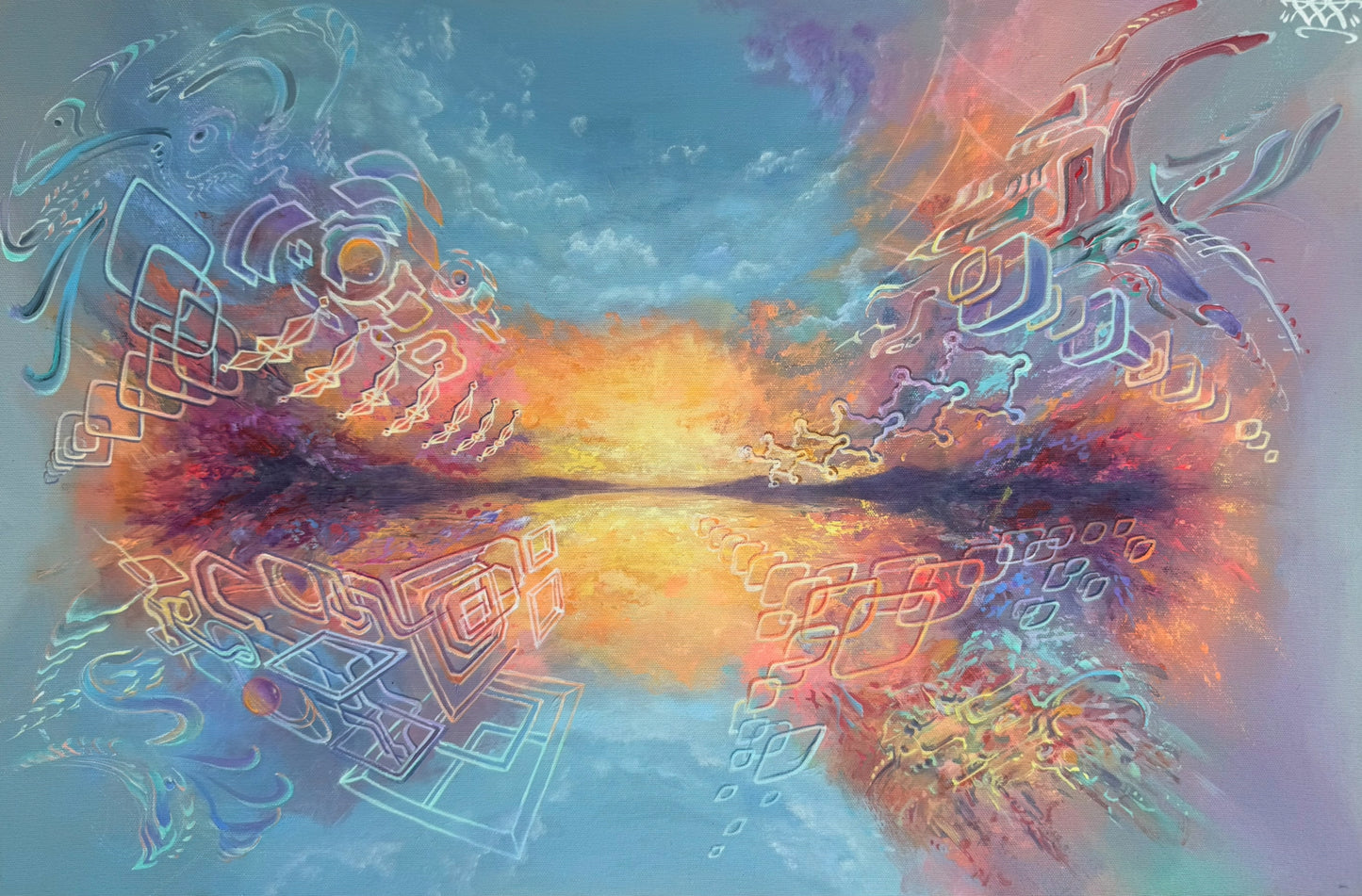 *Soul Mirror - 16 x 23 by Atlas1618 (Original)