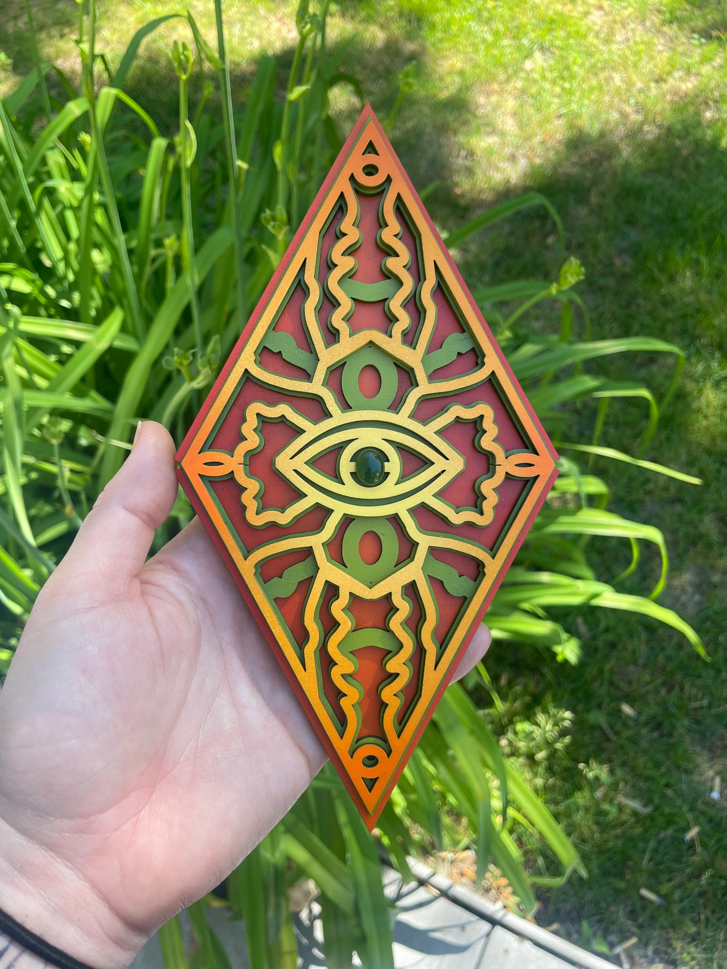 Higher Self - serpentine - 4 x 7 by Subloominal  (3D Sculpture)