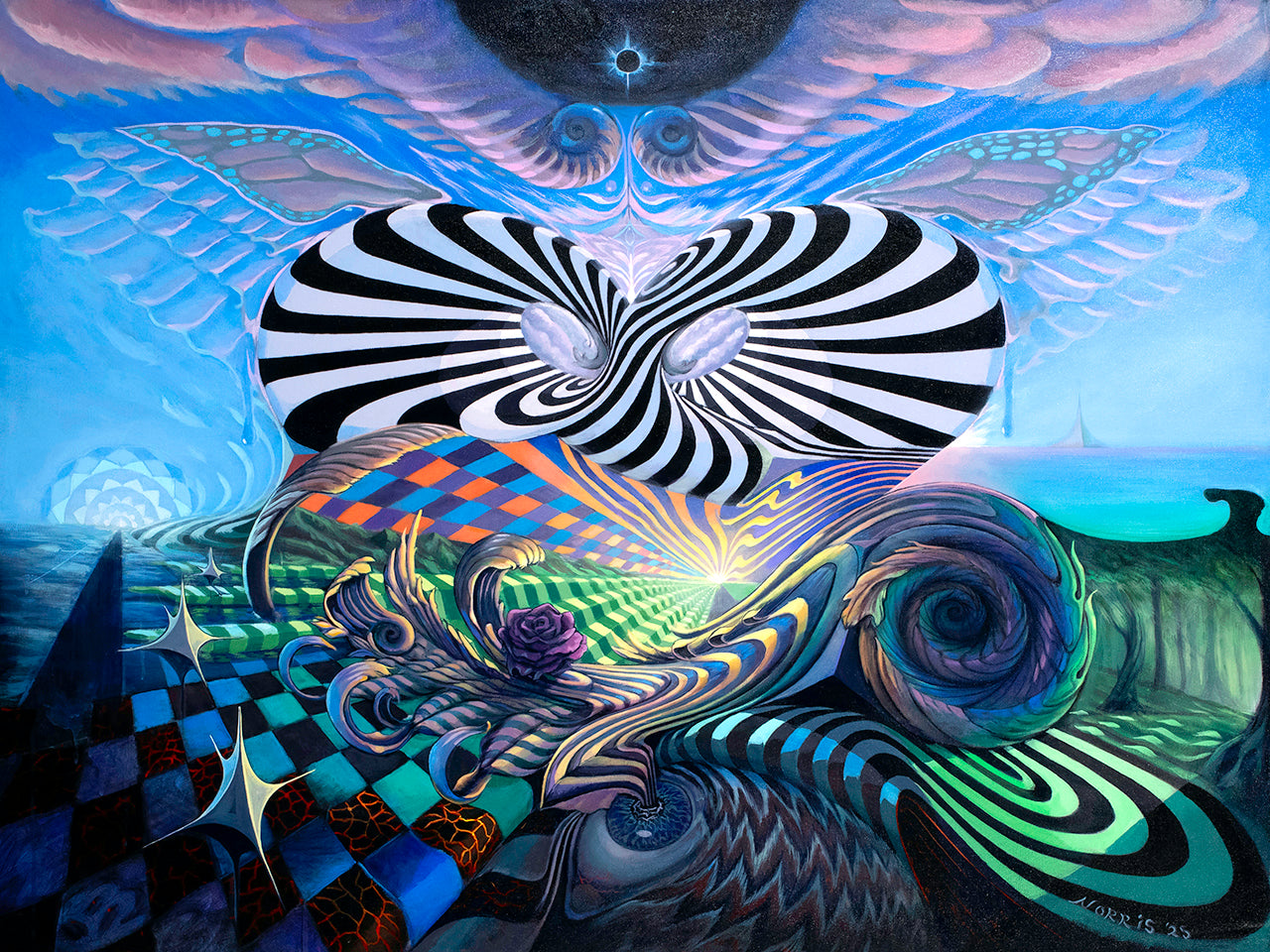 PLURoma - 12 x 16 by Andrew Norris Arts (Canvas Print)