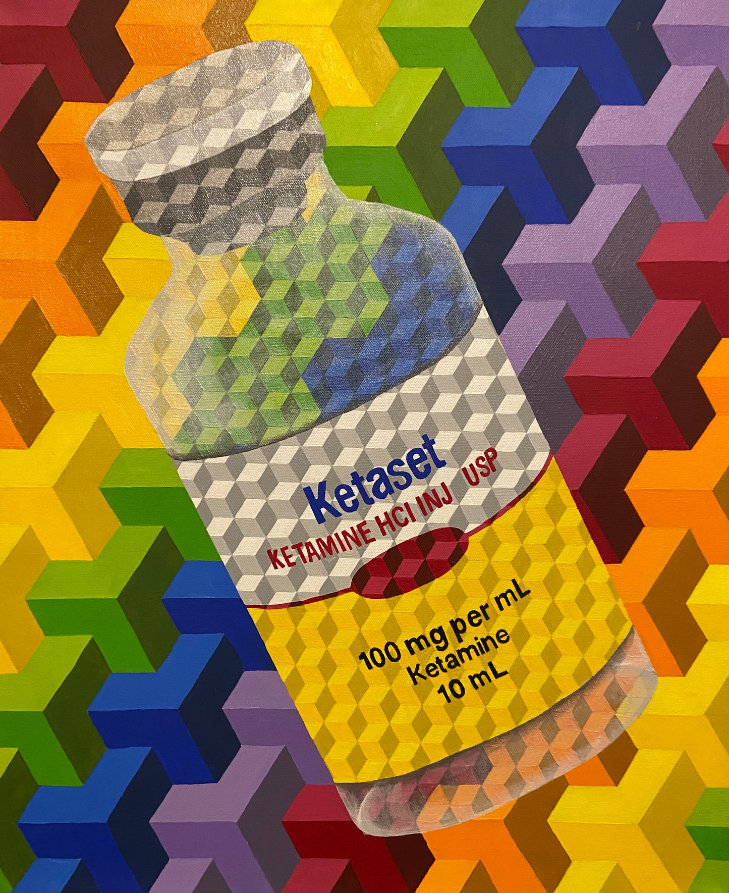 Ketamine dream canvas print  - 16 x 12 by Technocolor  (Canvas Print)