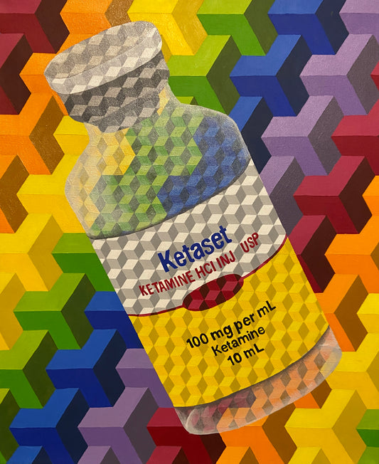 Ketamine dream canvas print  - 16 x 12 by Technocolor  (Canvas Print)