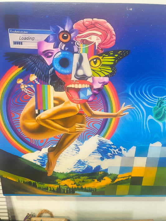Steven Psykiss - 12 x 12 by Art in Session (Canvas Print)