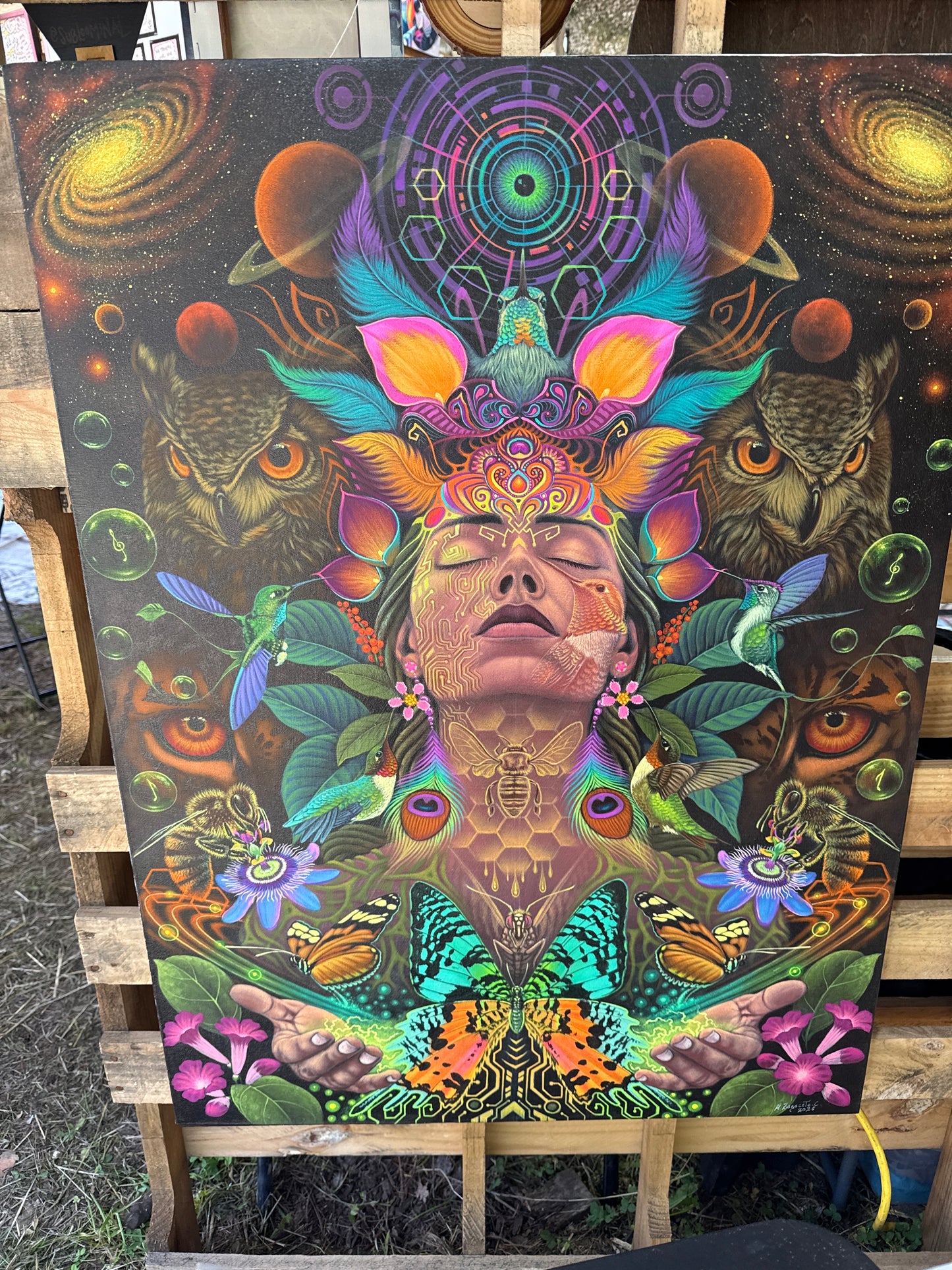 Inner soul medium canvas print - 25 x 18 by Alfredo Zagaceta (Canvas Print)