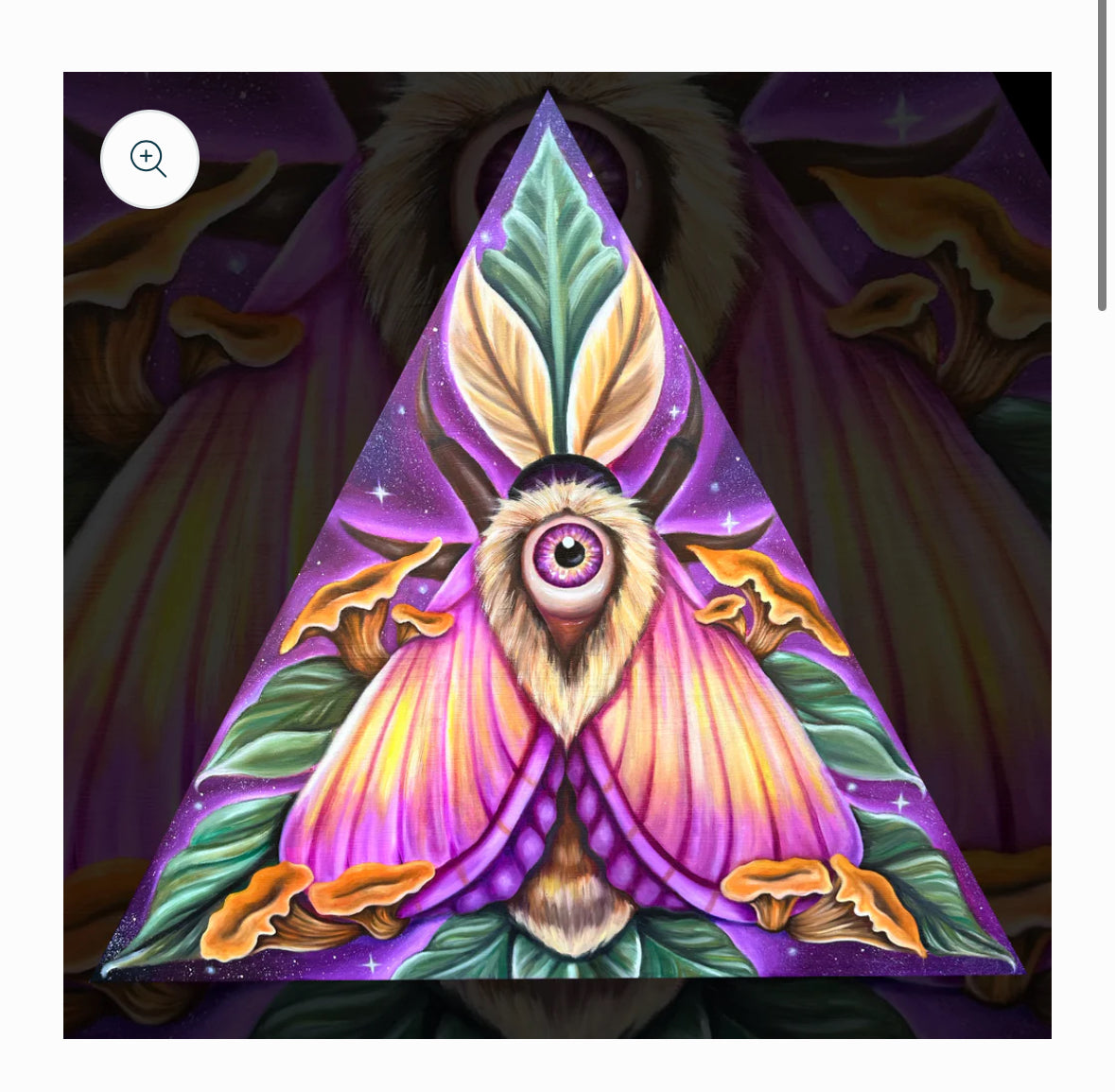 Rubiceyeda  - 20 x 20 by Calypso (Canvas Print)