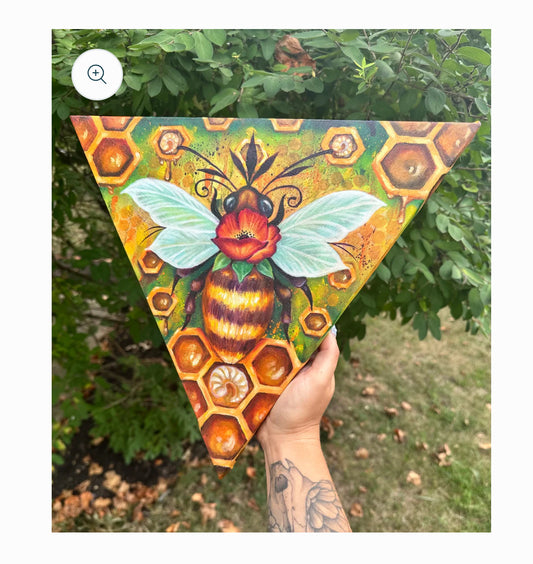 *PopBee - 12 x 12 by Calypso (Original)