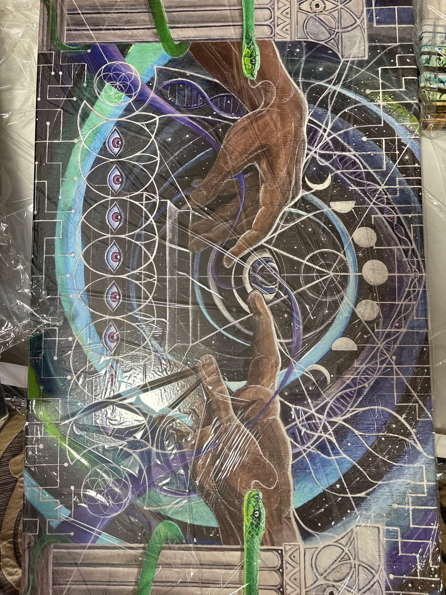 Becoming Supernatural  - 16 x 30 by Eye of Swiger (Canvas Print)