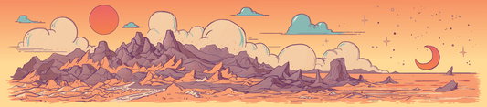Mountain of Time - 8 x 36 by Rutherford (Poster Print)