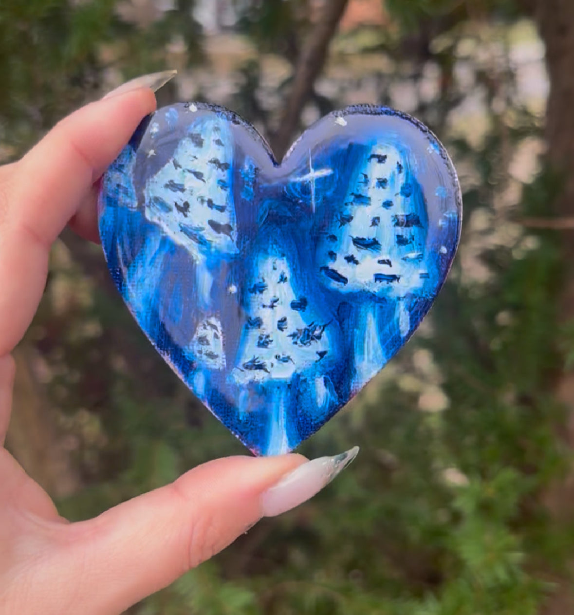 *Hand painted magnet  - 3 x 3 by Calypso (Original)