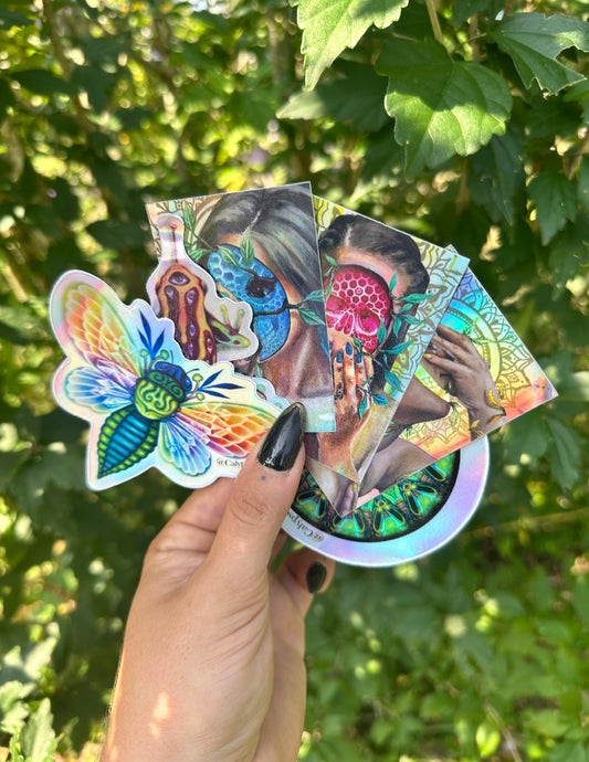 *3 for $10 stickers  - 3 x 3 by Calypso (Stickers)