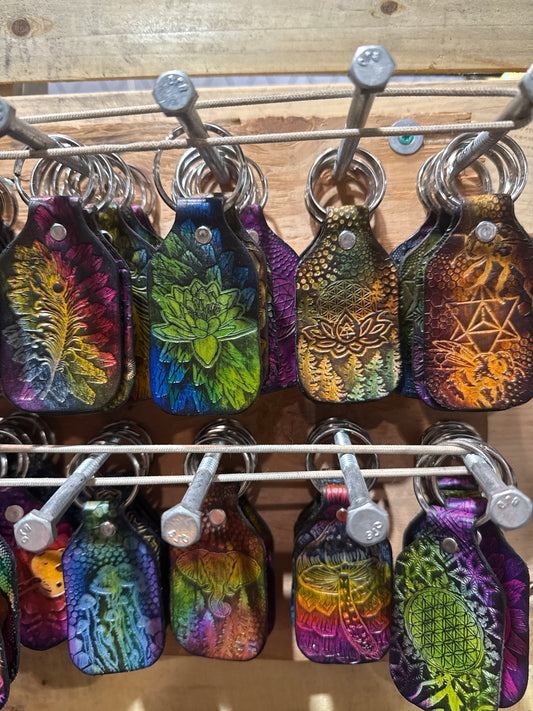 *Leather Keychain  by Art in Session (Accessory (pins, patches, etc))
