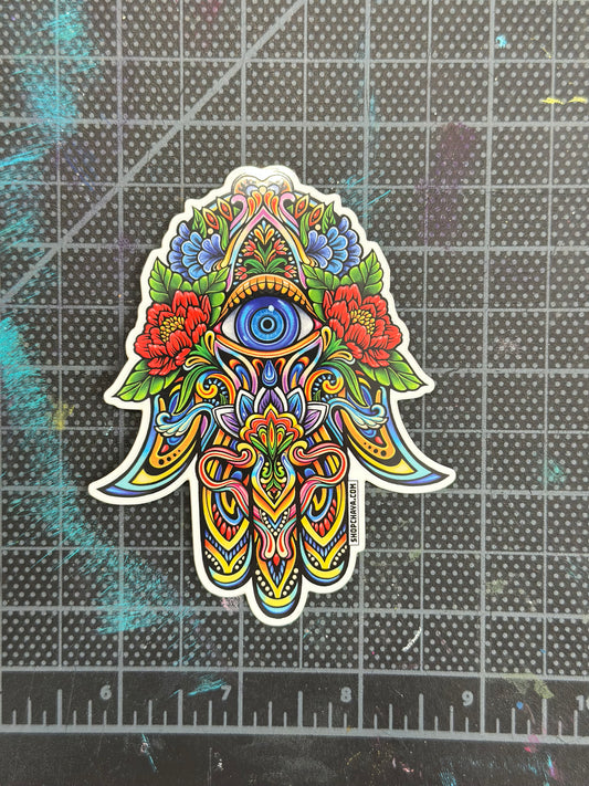 *Hamsa - 4 x 3 by Chaya Av (Accessory (pins, patches, etc))