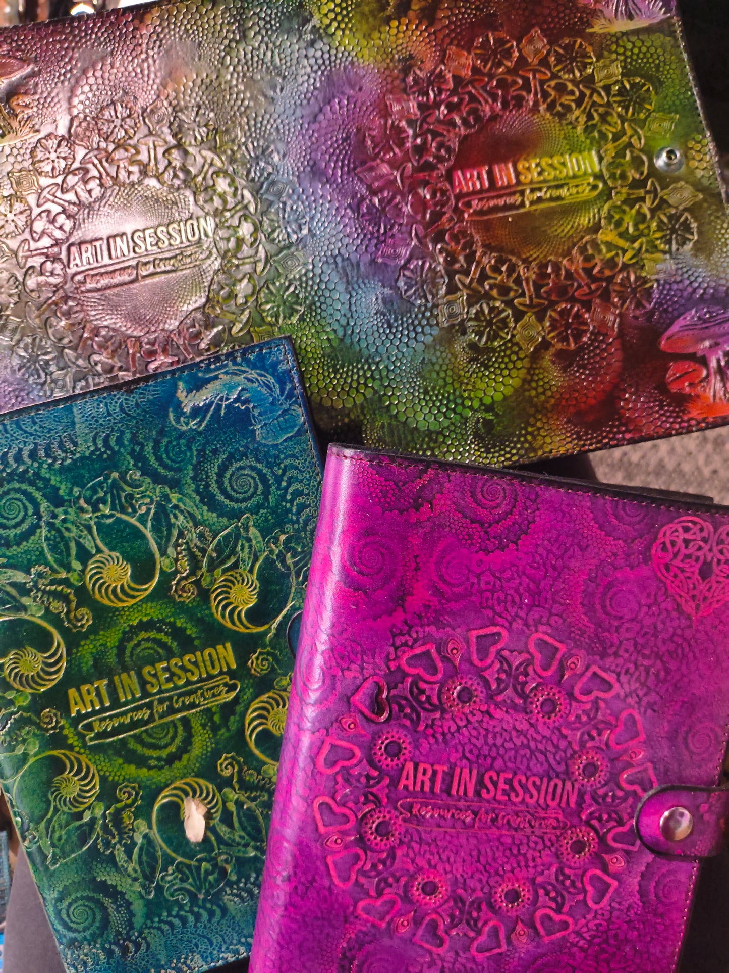 *Leather Journal (Detail) - 8 x 5 by Art in Session (Accessory (pins, patches, etc))