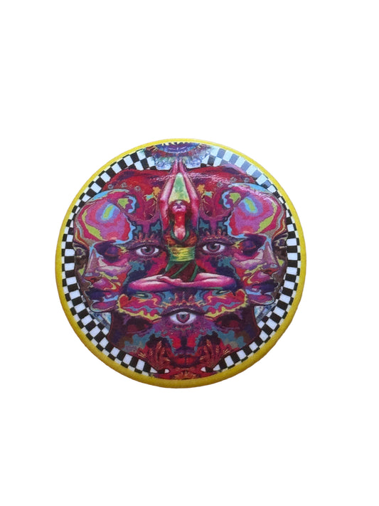 *ASSORTED BUTTONS - 1.5 x 1.5 by Moon Child Studio (Accessory (pins, patches, etc))