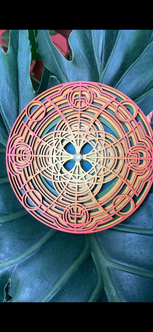 Sundial - June - 6 x 6 by Subloominal  (3D Sculpture)