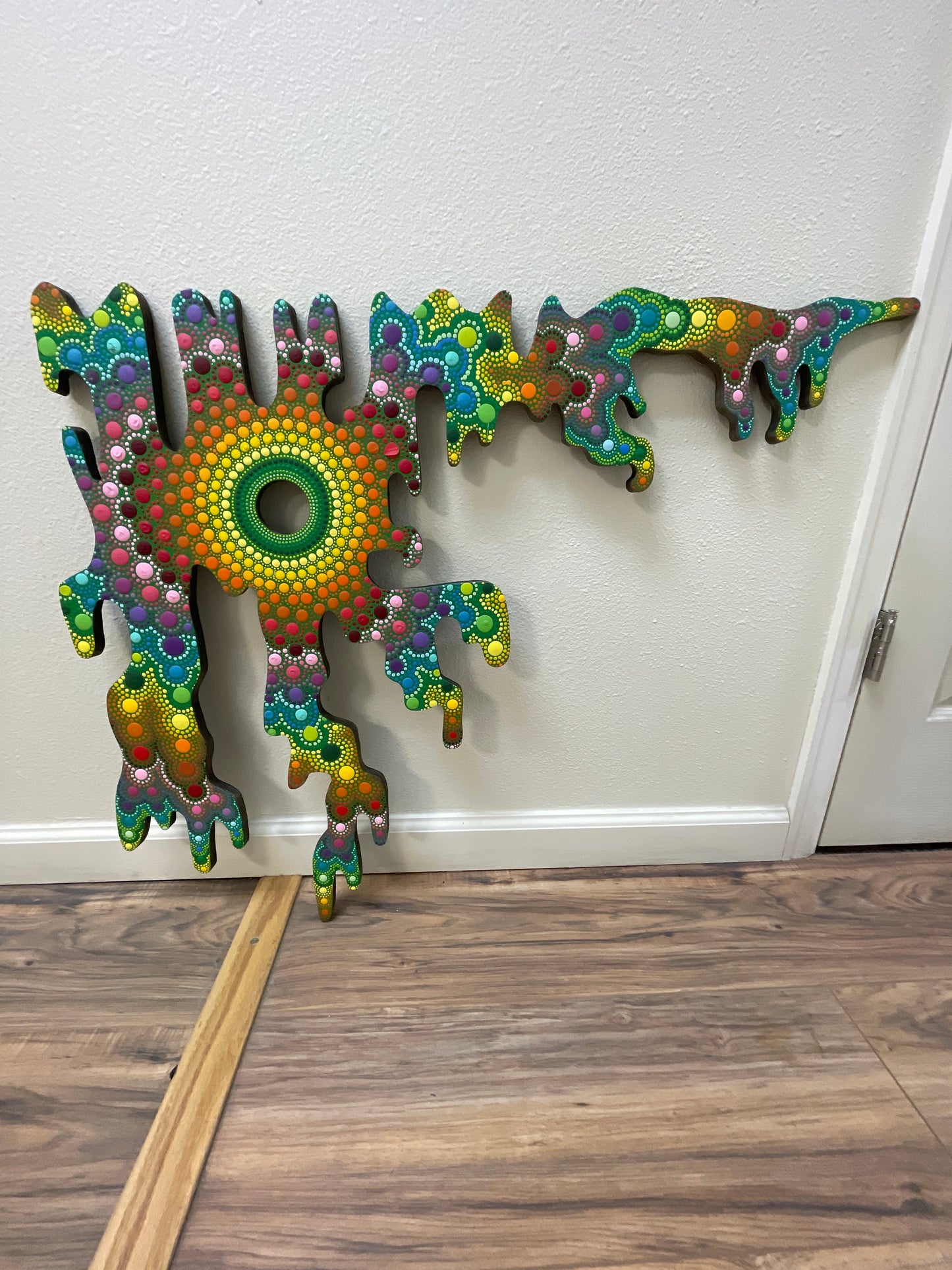 *Slime of the Cacti - 27.5 x 34.5 by Brandon Rollin (Original)