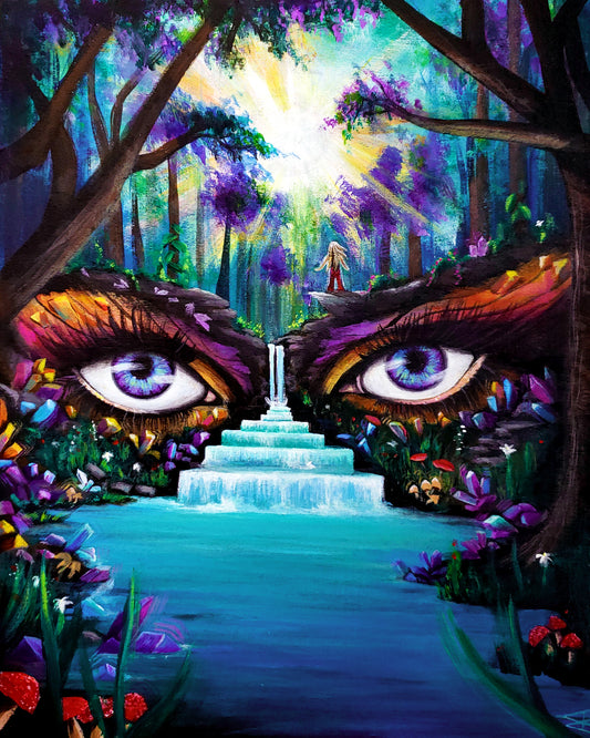 Kendalls Forest - 20 x 16 by VioletIris (Canvas Print)