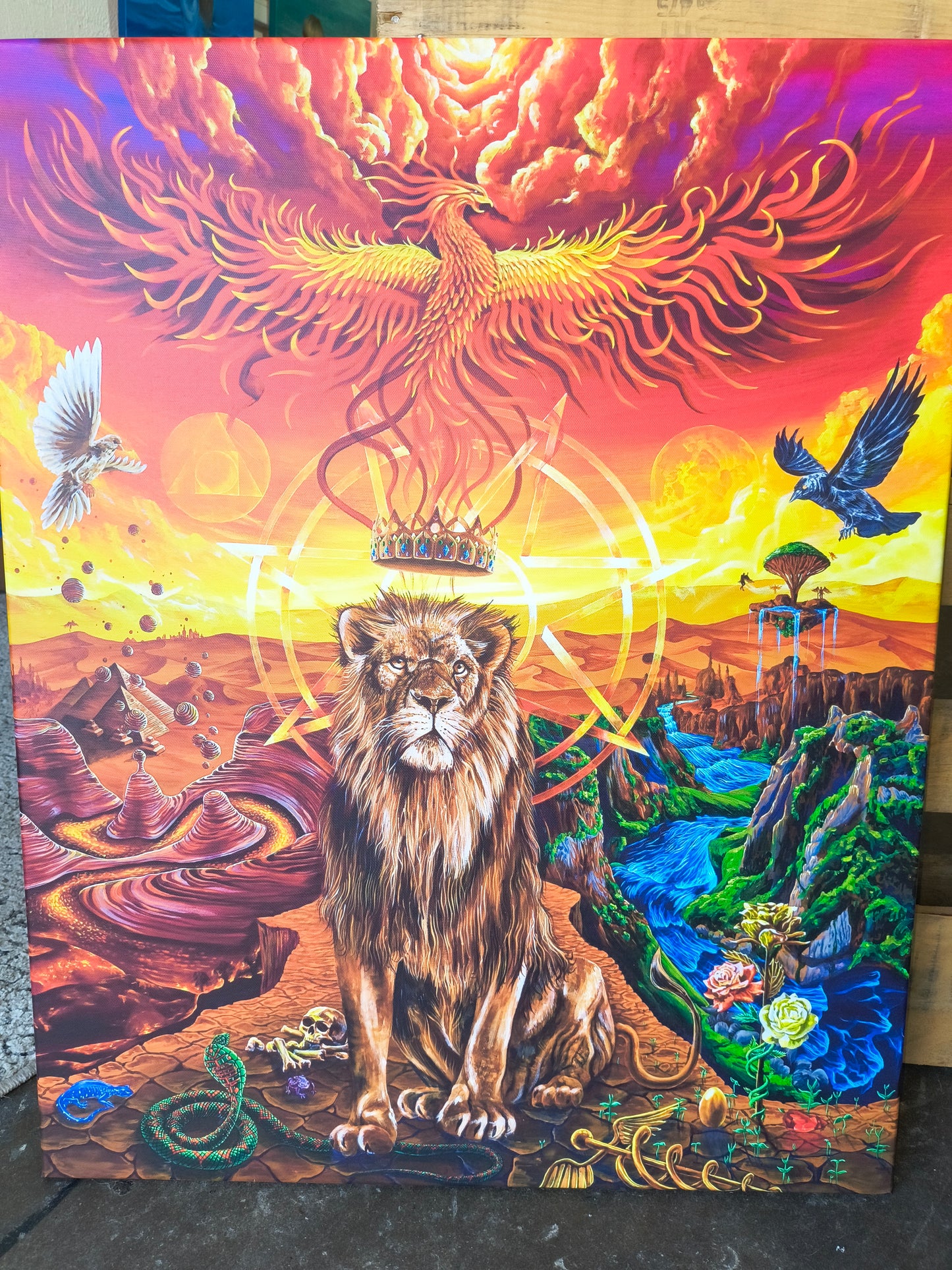Path of the Sovereign - 30 x 24 by gavinger (Canvas Print)