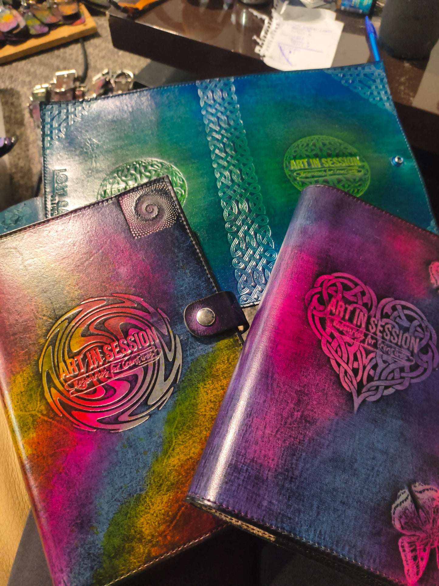 *Leather Journal (Basic) - 8 x 5 by Art in Session (Accessory (pins, patches, etc))