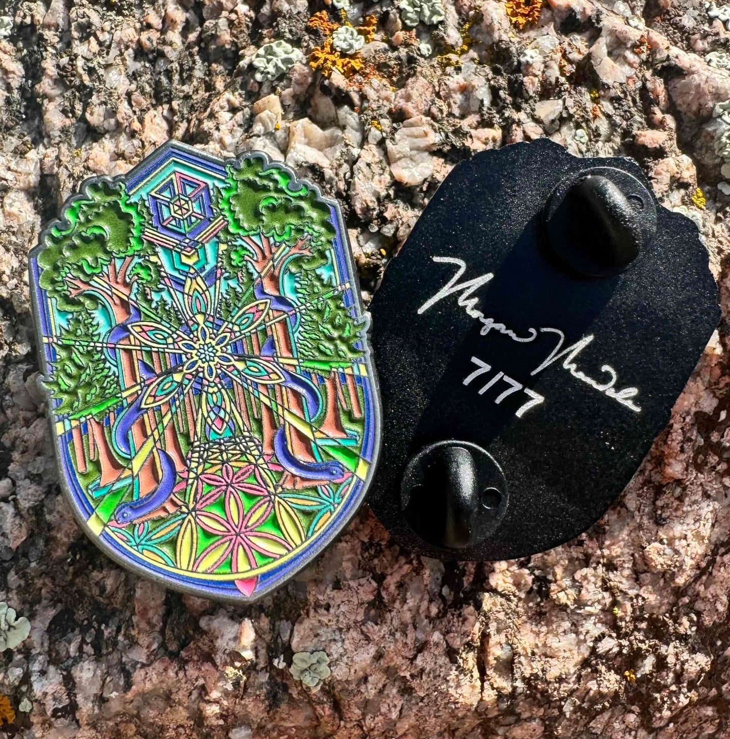 *Forest Pins - 1.8 x 1.6 by Morgan Mandala  (Accessory (pins, patches, etc))