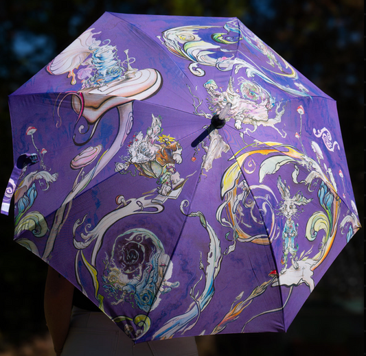 *Alice In Wonderland Umbrellas - 36 x 3 by KUHMALi (Accessory (pins, patches, etc))