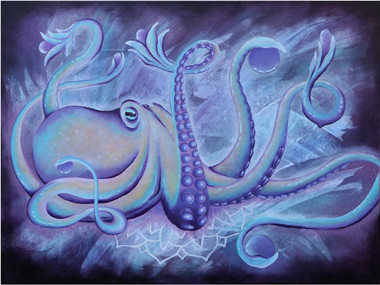 Amethyst Oasis - 12 x 16 by Subloominal  (Poster Print)