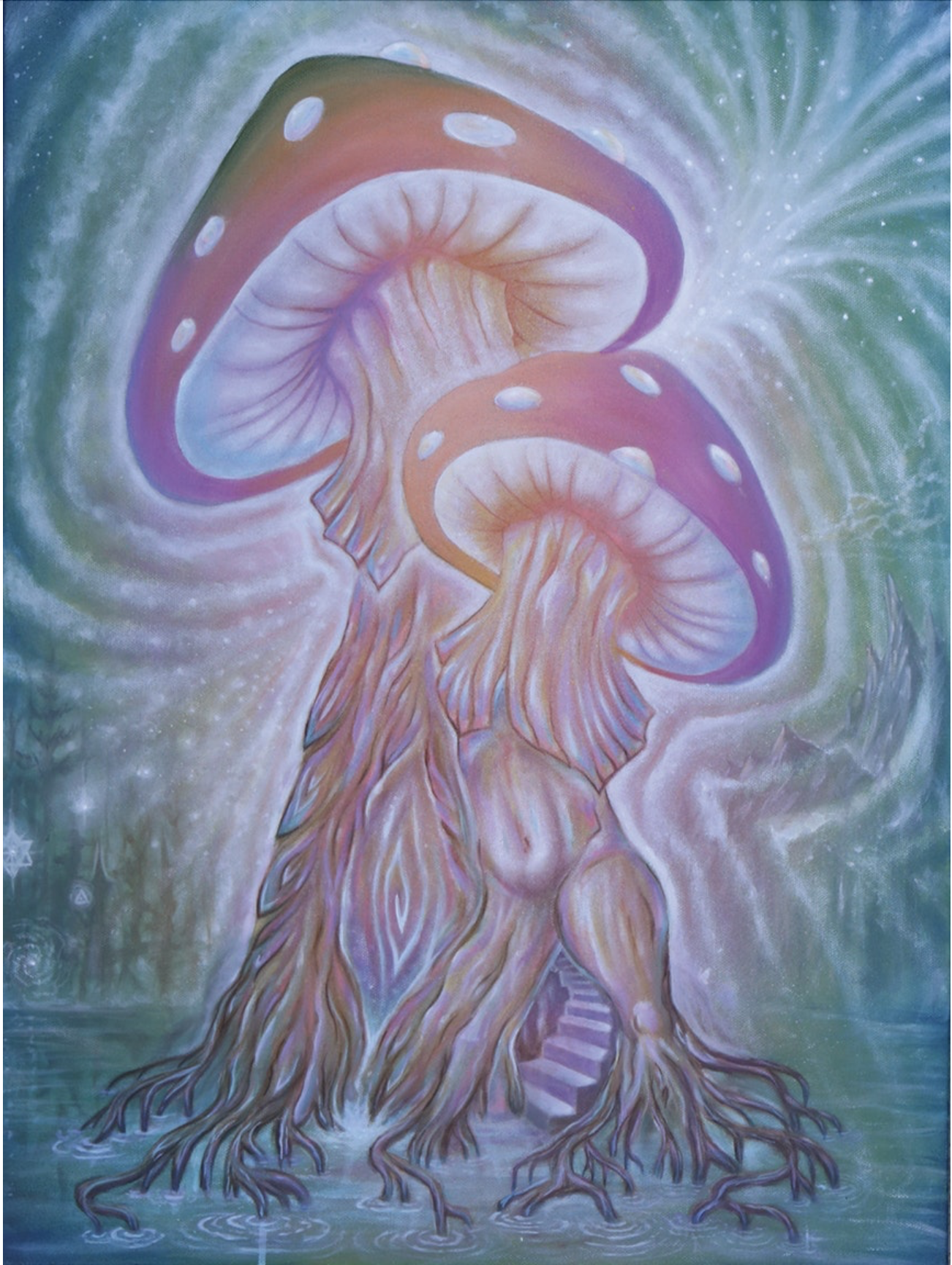 Psychedelivator - 15 x 11 by Subloominal  (Canvas Print)